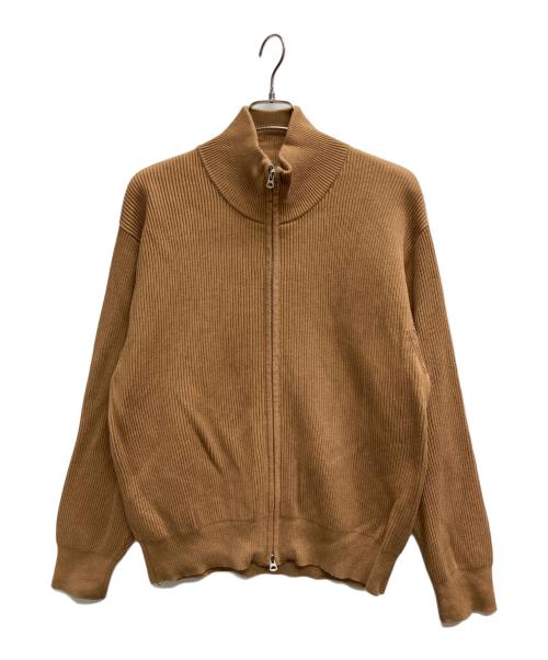 JOURNAL STANDARD（ジャーナルスタンダード）JOURNAL STANDARD (ジャーナルスタンダード) UNDYED (アンダイド) ドライバーズニット ブラウン サイズ:Mの古着・服飾アイテム
