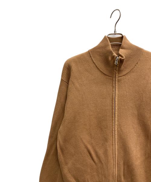 JOURNAL STANDARD（ジャーナルスタンダード）JOURNAL STANDARD (ジャーナルスタンダード) UNDYED (アンダイド) ドライバーズニット ブラウン サイズ:Mの古着・服飾アイテム