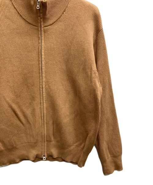 JOURNAL STANDARD（ジャーナルスタンダード）JOURNAL STANDARD (ジャーナルスタンダード) UNDYED (アンダイド) ドライバーズニット ブラウン サイズ:Mの古着・服飾アイテム