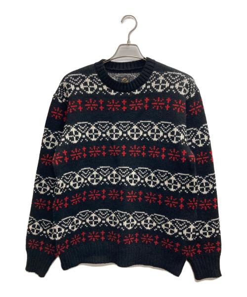 Needles（ニードルズ）Needles (ニードルズ) Crew Neck Sweater ブラック サイズ:Sの古着・服飾アイテム