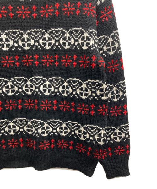 Needles（ニードルズ）Needles (ニードルズ) Crew Neck Sweater ブラック サイズ:Sの古着・服飾アイテム