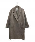 BEAUTY&YOUTHビューティーアンドユース）の古着「HAMILTON WOOL MIX ドロップショルダーテーラーコート」｜ブラウン