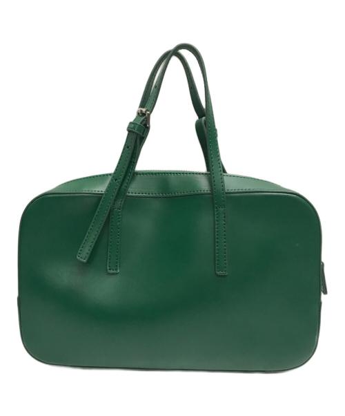 YAHKI（ヤーキ）YAHKI (ヤーキ) スクエアハンドバッグ グリーンの古着・服飾アイテム