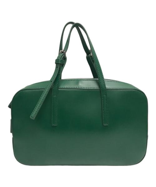 YAHKI（ヤーキ）YAHKI (ヤーキ) スクエアハンドバッグ グリーンの古着・服飾アイテム