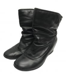 CAMPER（カンペール）の古着「ウェッジソールブーツ」｜ブラック