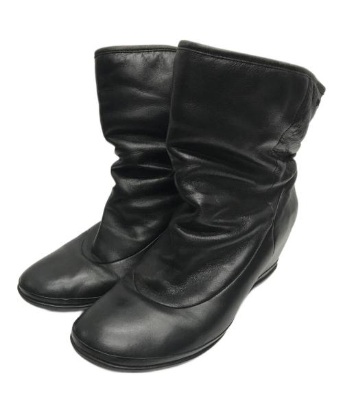 CAMPER（カンペール）CAMPER (カンペール) ウェッジソールブーツ ブラック サイズ:8Aの古着・服飾アイテム