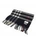 BURBERRY（バーバリー）の古着「ノバチェック カシミアスカーフ」｜ネイビー