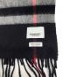 BURBERRY (バーバリー) ノバチェック カシミアスカーフ ネイビー：29000円