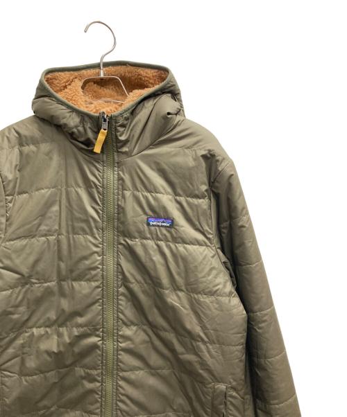 Patagonia（パタゴニア）Patagonia (パタゴニア) キッズ・リバーシブル・レディ・フレディ・フーディ グリーン サイズ:XXL16−18の古着・服飾アイテム