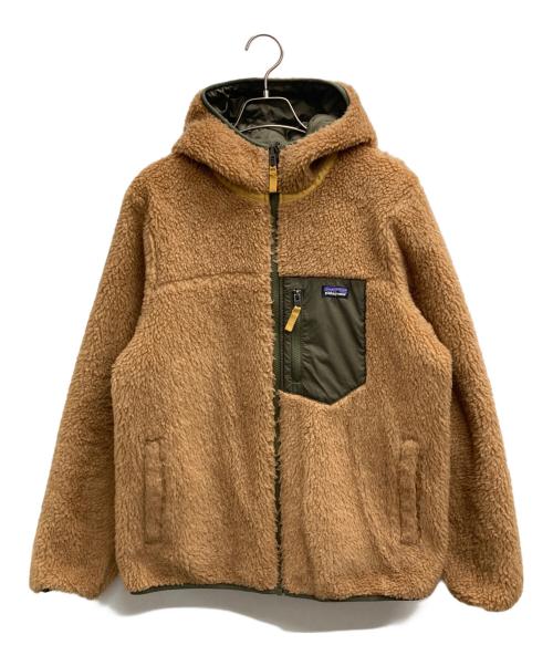 Patagonia（パタゴニア）Patagonia (パタゴニア) キッズ・リバーシブル・レディ・フレディ・フーディ グリーン サイズ:XXL16−18の古着・服飾アイテム