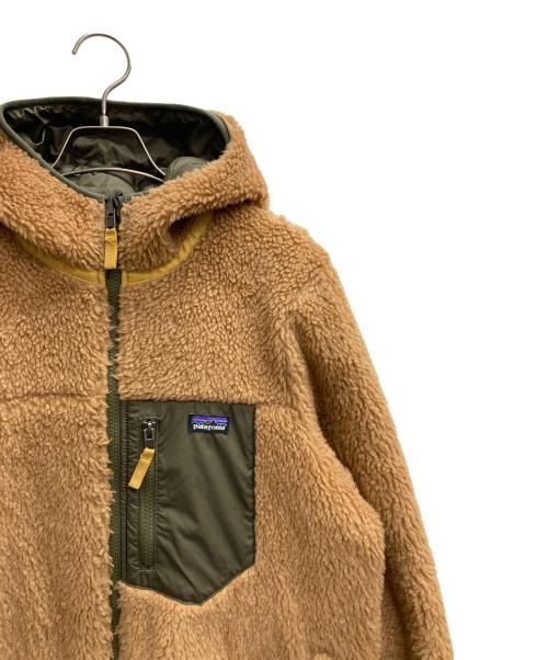 Patagonia（パタゴニア）Patagonia (パタゴニア) キッズ・リバーシブル・レディ・フレディ・フーディ グリーン サイズ:XXL16−18の古着・服飾アイテム