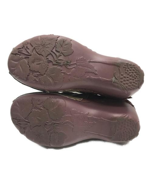 estacion（エスタシオ）estacion (エスタシオ) パッチワークブーツ ブラウン サイズ:Sの古着・服飾アイテム