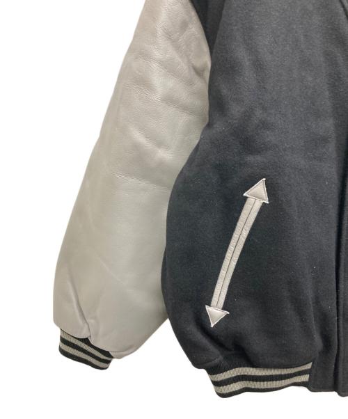 NPB（日本プロ野球）NPB (日本プロ野球) スタジアムジャケット ブラック×グレー サイズ:記載無しの古着・服飾アイテム