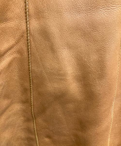 Pell Xaries（ペールカリス）Pell Xaries (ペールカリス) リバーシブルレザーコート ブラウン サイズ:42の古着・服飾アイテム