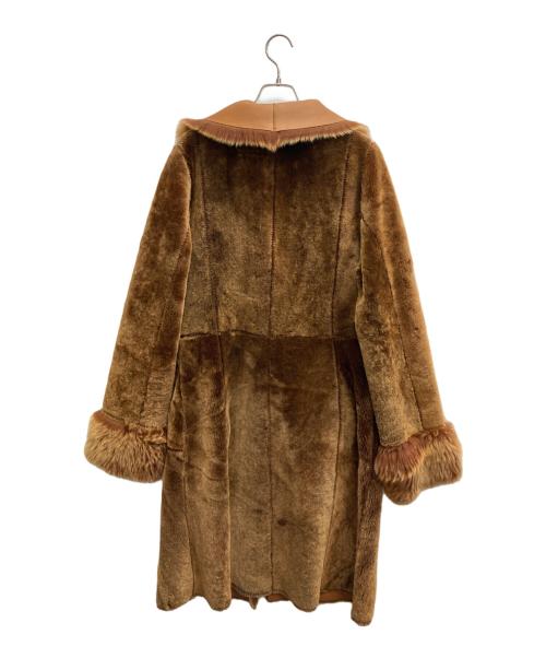 Pell Xaries（ペールカリス）Pell Xaries (ペールカリス) リバーシブルレザーコート ブラウン サイズ:42の古着・服飾アイテム