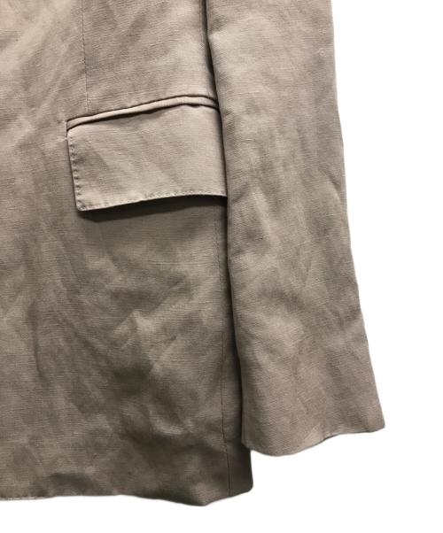 RALPH LAUREN Purple Label（ラルフ ローレン パープル レーベル）RALPH LAUREN Purple Label (ラルフ ローレン パープル レーベル) リネン混テーラードジャケット ピンク サイズ:2の古着・服飾アイテム