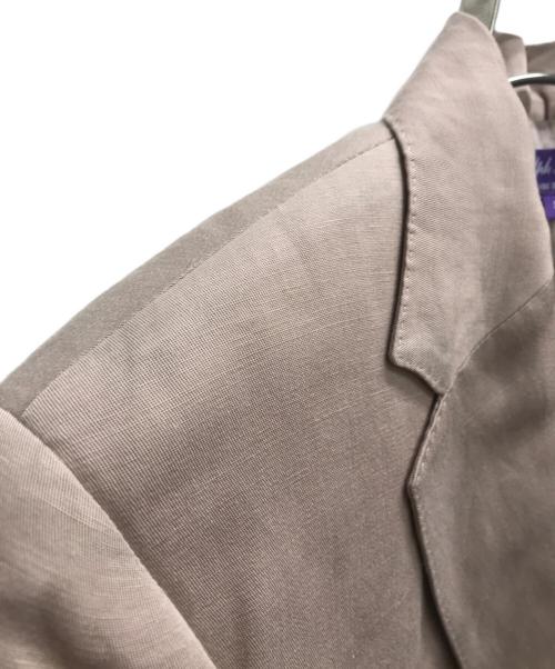 RALPH LAUREN Purple Label（ラルフ ローレン パープル レーベル）RALPH LAUREN Purple Label (ラルフ ローレン パープル レーベル) リネン混テーラードジャケット ピンク サイズ:2の古着・服飾アイテム