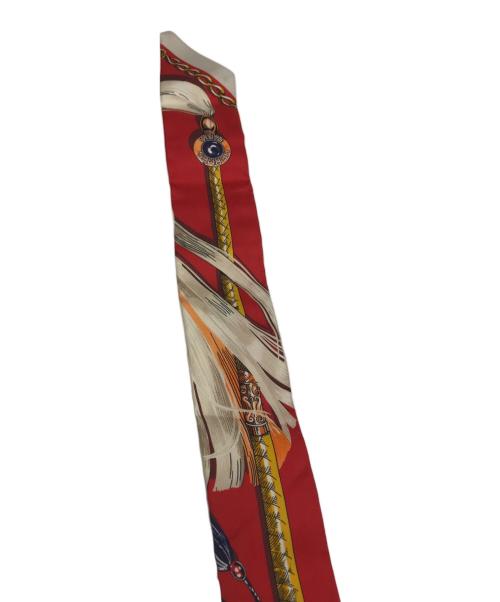 HERMES（エルメス）HERMES (エルメス) ツイリースカーフ レッドの古着・服飾アイテム