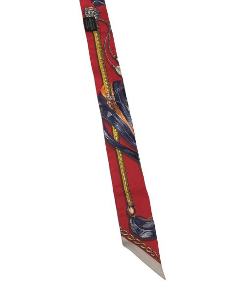 HERMES（エルメス）HERMES (エルメス) ツイリースカーフ レッドの古着・服飾アイテム