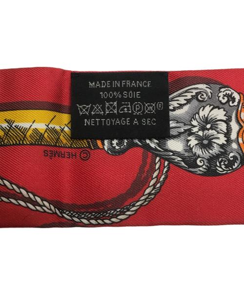 HERMES（エルメス）HERMES (エルメス) ツイリースカーフ レッドの古着・服飾アイテム