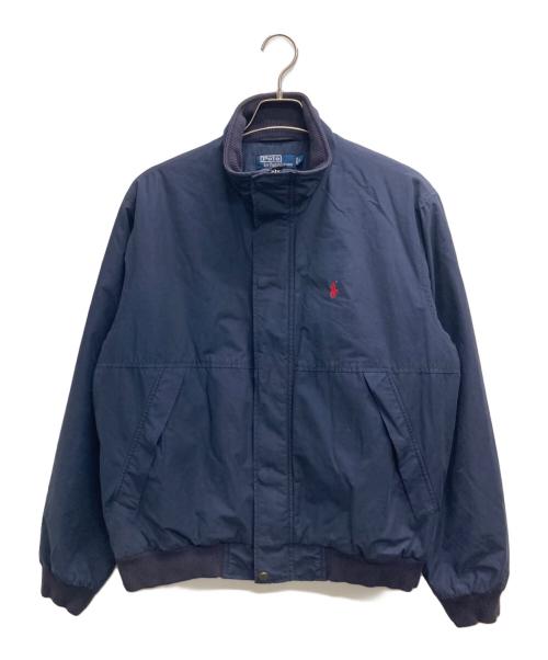 POLO RALPH LAUREN（ポロ・ラルフローレン）POLO RALPH LAUREN (ポロ・ラルフローレン) スタンドネックブルゾン ネイビー サイズ:Lの古着・服飾アイテム