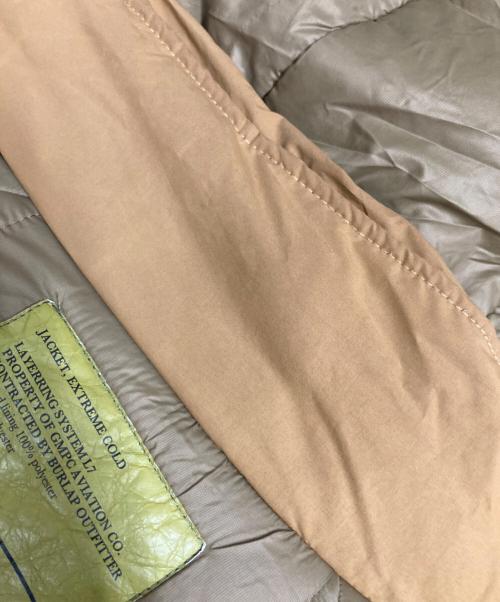 BURLAP OUTFITTER（バーラップアウトフィッター）BURLAP OUTFITTER (バーラップアウトフィッター) M.V.P.ハッピージャケット ブラウン サイズ:Lの古着・服飾アイテム