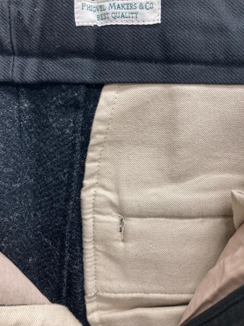 PHIGVEL MAKERS（フィグベルマーカーズ）PHIGVEL MAKERS (フィグベルマーカーズ) HB TWEED GOODMAN'S TROUSERS / BLACK HB ブラック サイズ:３ 未使用品の古着・服飾アイテム