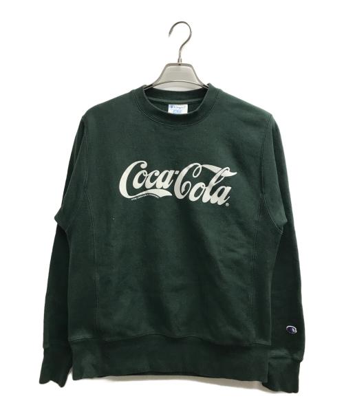 Champion REVERSE WEAVE（チャンピオン リバース ウィーブ）Champion REVERSE WEAVE (チャンピオン リバース ウィーブ) スウェット グリーン サイズ:Sの古着・服飾アイテム