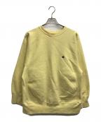 Champion REVERSE WEAVEチャンピオン リバース ウィーブ）の古着「80ｓロゴ刺繍スウェット」｜イエロー
