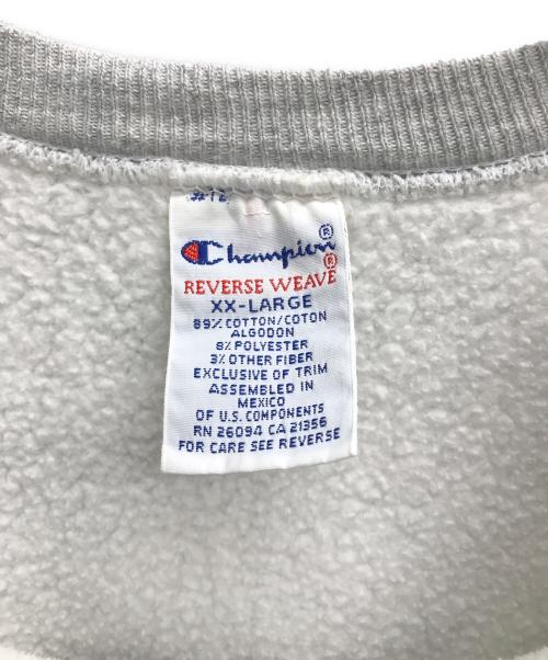 Champion REVERSE WEAVE（チャンピオン リバース ウィーブ）Champion REVERSE WEAVE (チャンピオン リバース ウィーブ) 90ｓプリントスウェット グレー サイズ:XXLの古着・服飾アイテム