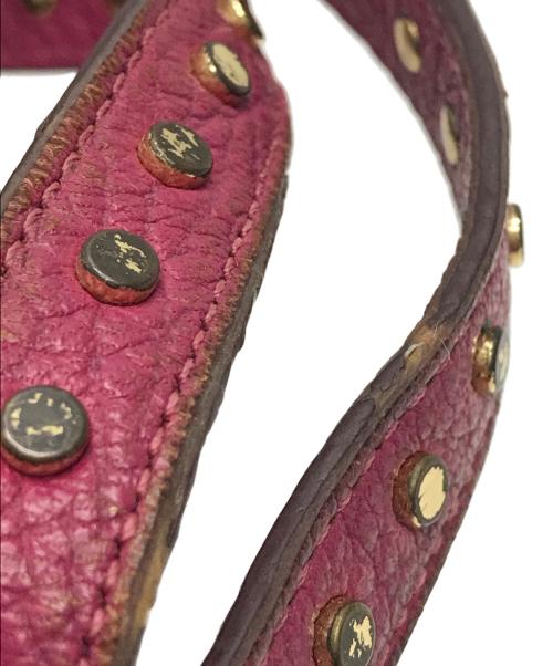 MARC JACOBS（マークジェイコブズ）MARC JACOBS (マーク ジェイコブス) 2WAYショルダーバッグ ピンクの古着・服飾アイテム