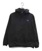 HELLY HANSENヘリーハンセン）の古着「Luster Stretch Wind Jacket」｜ブラック