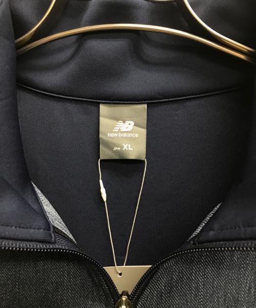 NEW BALANCE（ニューバランス）NEW BALANCE (ニューバランス) デニムコンビダンボールジャケット ネイビー サイズ:XLの古着・服飾アイテム