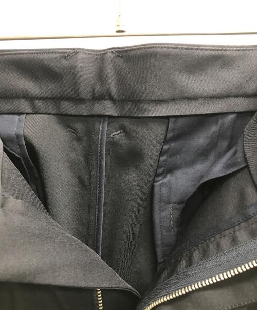 MONKEY TIME（モンキータイム）MONKEY TIME (モンキータイム) ハイツイスト ツイル 2P ワイド パンツ ブラック サイズ:XLの古着・服飾アイテム