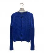 45Rフォーティファイブ・アール）の古着「丸首カーディガン」｜ブルー