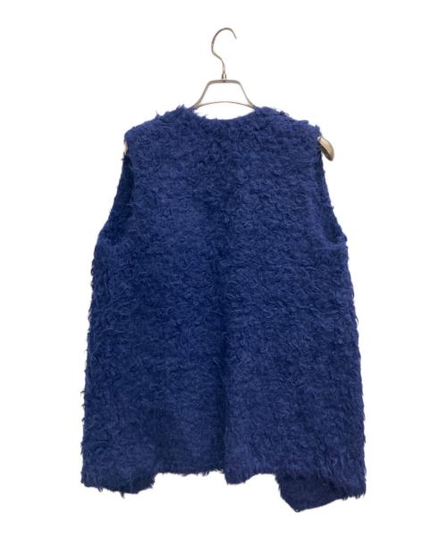 NOLLEY'S（ノーリーズ）NOLLEY'S (ノーリース) アルパカ混ニットベスト ネイビー サイズ:38の古着・服飾アイテム