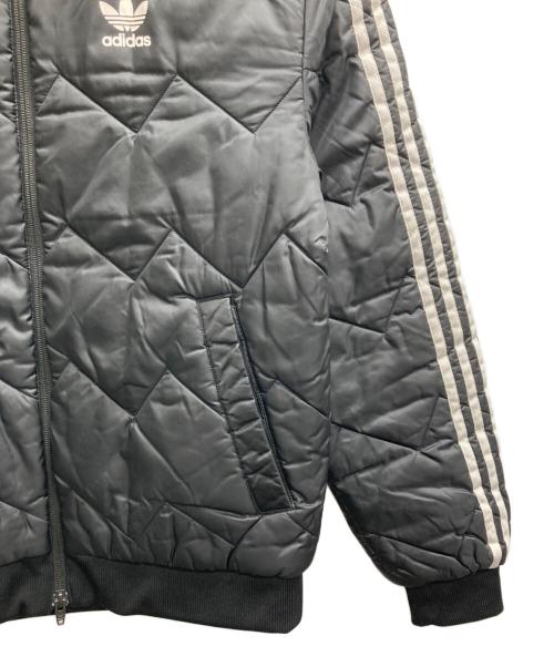 adidas（アディダス）adidas (アディダス) QUILTED JACKET（キルテッド　ジャケット） ブラック サイズ:Sの古着・服飾アイテム