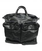 BEAU DESSINボーデッサン）の古着「2WAYレザーバッグ」｜ブラック