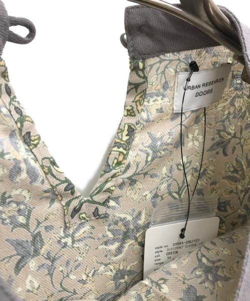 URBAN RESEARCH DOORS（アーバンリサーチドアーズ）URBAN RESEARCH DOORS (アーバンリサーチドアーズ) コットンツイルプリントワンピース ベージュ サイズ:Mの古着・服飾アイテム
