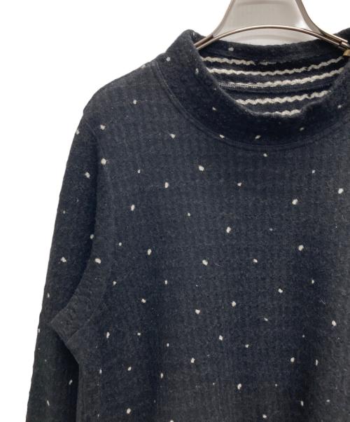 慈雨（ジウ）慈雨 (ジウ) ウールカットソー ブラック サイズ:40の古着・服飾アイテム