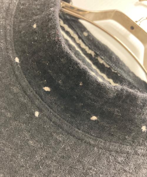 慈雨（ジウ）慈雨 (ジウ) ウールカットソー ブラック サイズ:40の古着・服飾アイテム