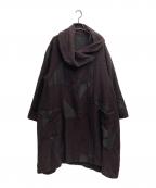 慈雨ジウ）の古着「ウールコート」｜ブラウン