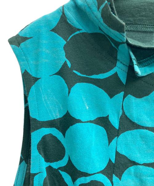 慈雨（ジウ）慈雨 (ジウ) ノースリーブカットソー グリーン サイズ:40の古着・服飾アイテム