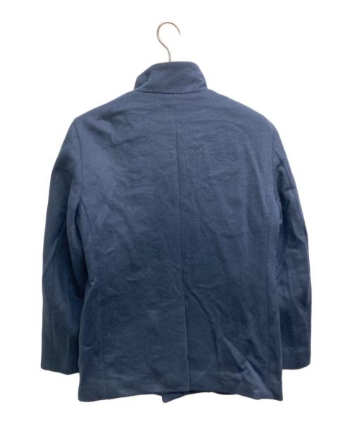 green label relaxing（グリーンレーベルリラクシング）green label relaxing (グリーンレーベルリラクシング) ダブルビーバー スタンド ハーフコート ネイビー サイズ:Sの古着・服飾アイテム