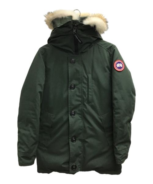 CANADA GOOSE（カナダグース）CANADA GOOSE (カナダグース) Jasper Parka ダウンコート グリーン サイズ:Sの古着・服飾アイテム