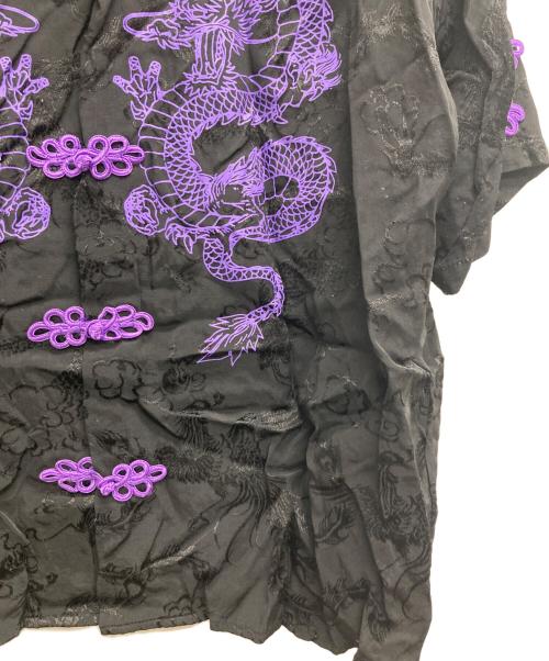 REFLEM（レフレム）REFLEM (レフレム) ドラゴンチャイナシャツ ブラック サイズ:記載無しの古着・服飾アイテム
