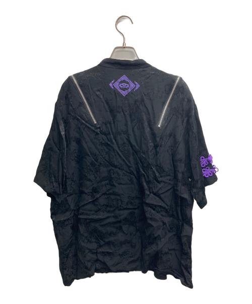 REFLEM（レフレム）REFLEM (レフレム) ドラゴンチャイナシャツ ブラック サイズ:記載無しの古着・服飾アイテム