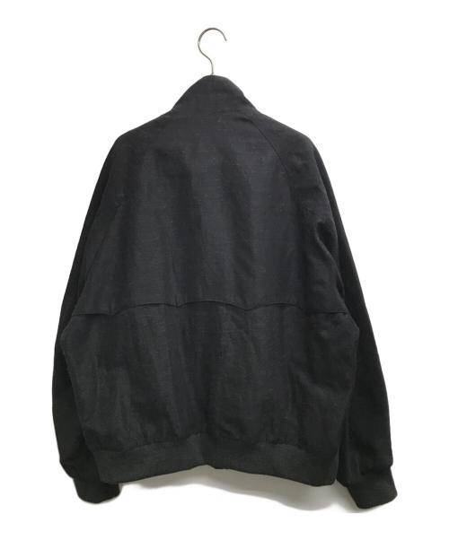 BLURHMS（ブラームス）blurhms (ブラームス) Co-R-Mohair Harrington ブラック サイズ:4の古着・服飾アイテム
