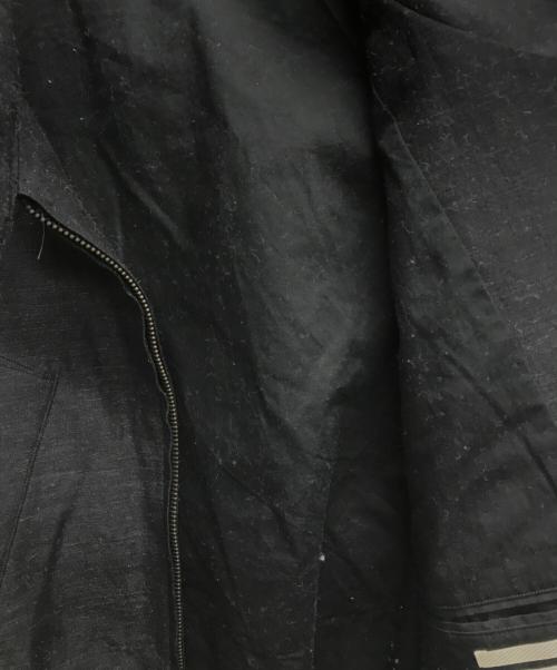 BLURHMS（ブラームス）blurhms (ブラームス) Co-R-Mohair Harrington ブラック サイズ:4の古着・服飾アイテム