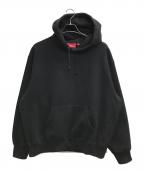 SUPREMEシュプリーム）の古着「Satin Applique Hooded」｜ブラック